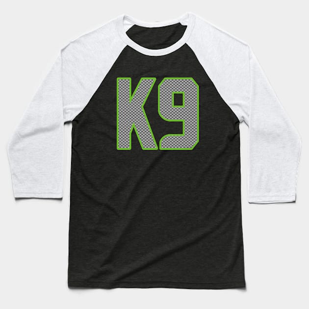 Seattle Seahawks Kenneth Walker III K9 by CH3Media Baseball T-Shirt by CH3Media